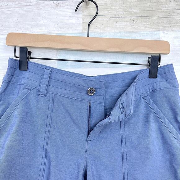 Columbia Pilsner Peak Hiking Shorts Blue 5" Inseam Mid Rise Lightweight Womens 4 - Picture 2 of 6